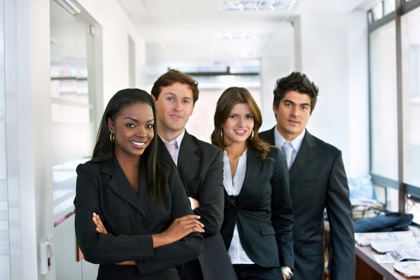 Group of business colleagues in the office