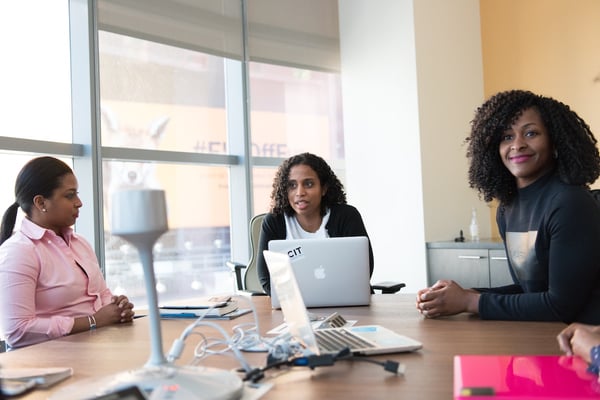 women in a meeting room