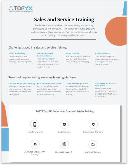 Sales & Service Training